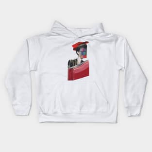 The Red Make Up Car Kids Hoodie